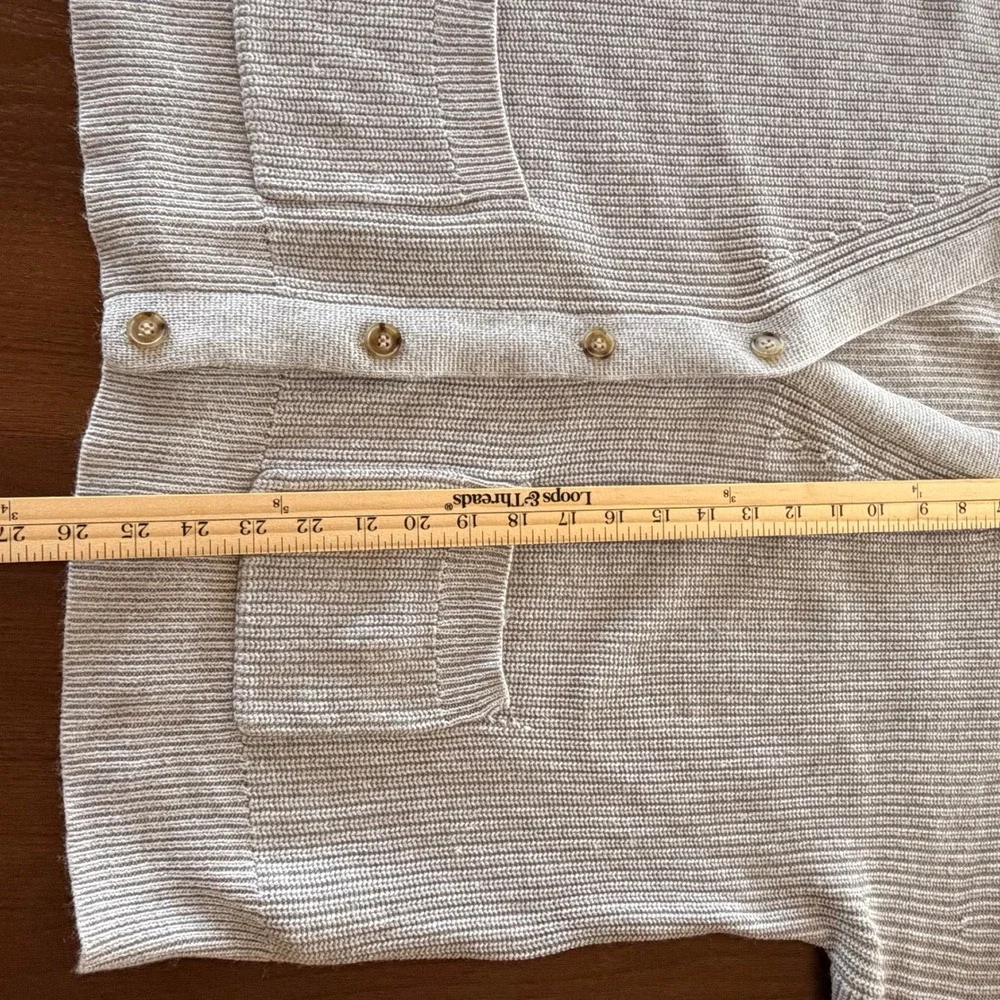 J.Crew Cardigan Sweater Women's M Re-Imagined Cotton Cashmere Button Front